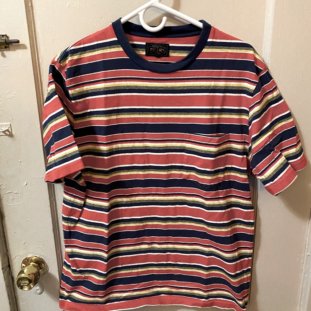 Beams stripe shirt Large